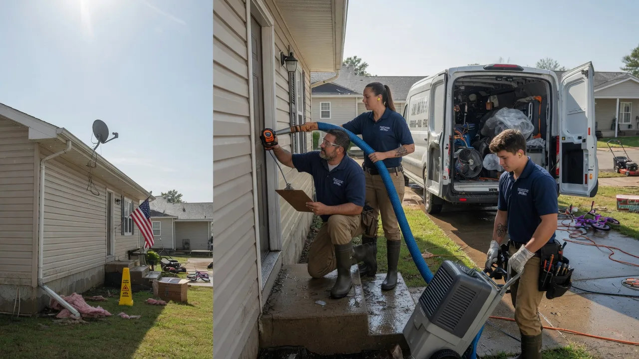Ceiling Water Damage Restoration in Burneyville, OK near me