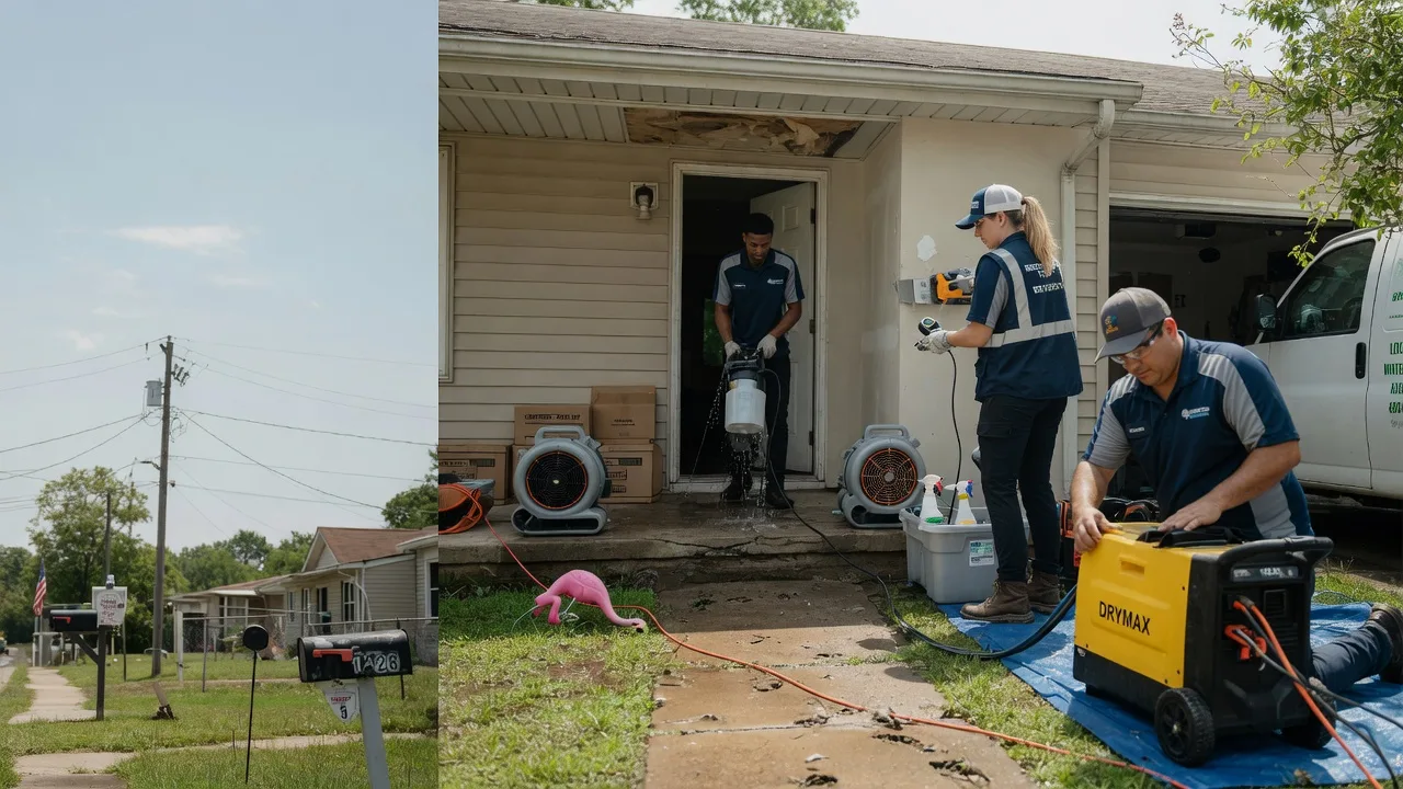 Storm Damage Water Removal in Burneyville, OK near me